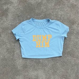 Britney Spears “dump him” baby tee